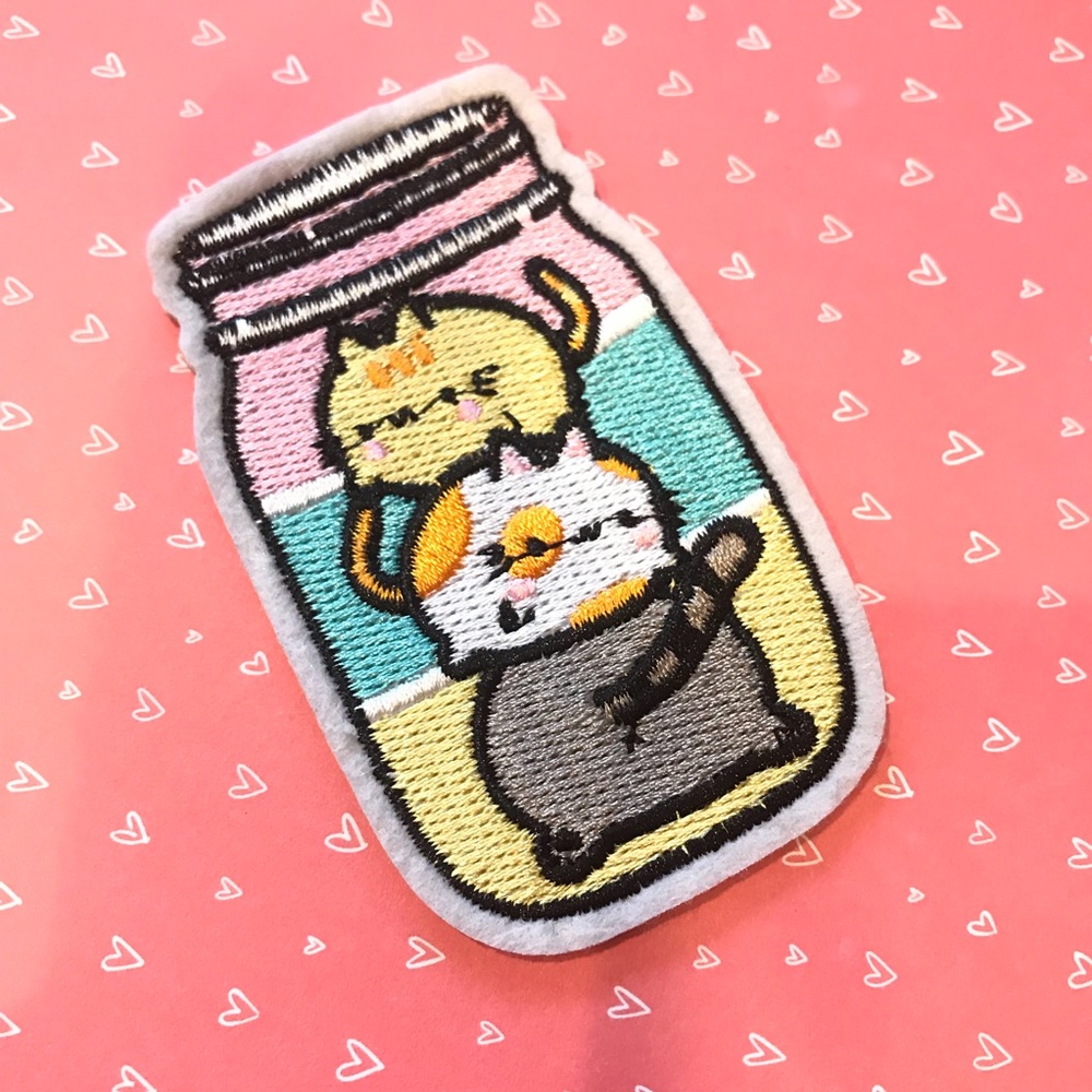 Cats in a jar Patch